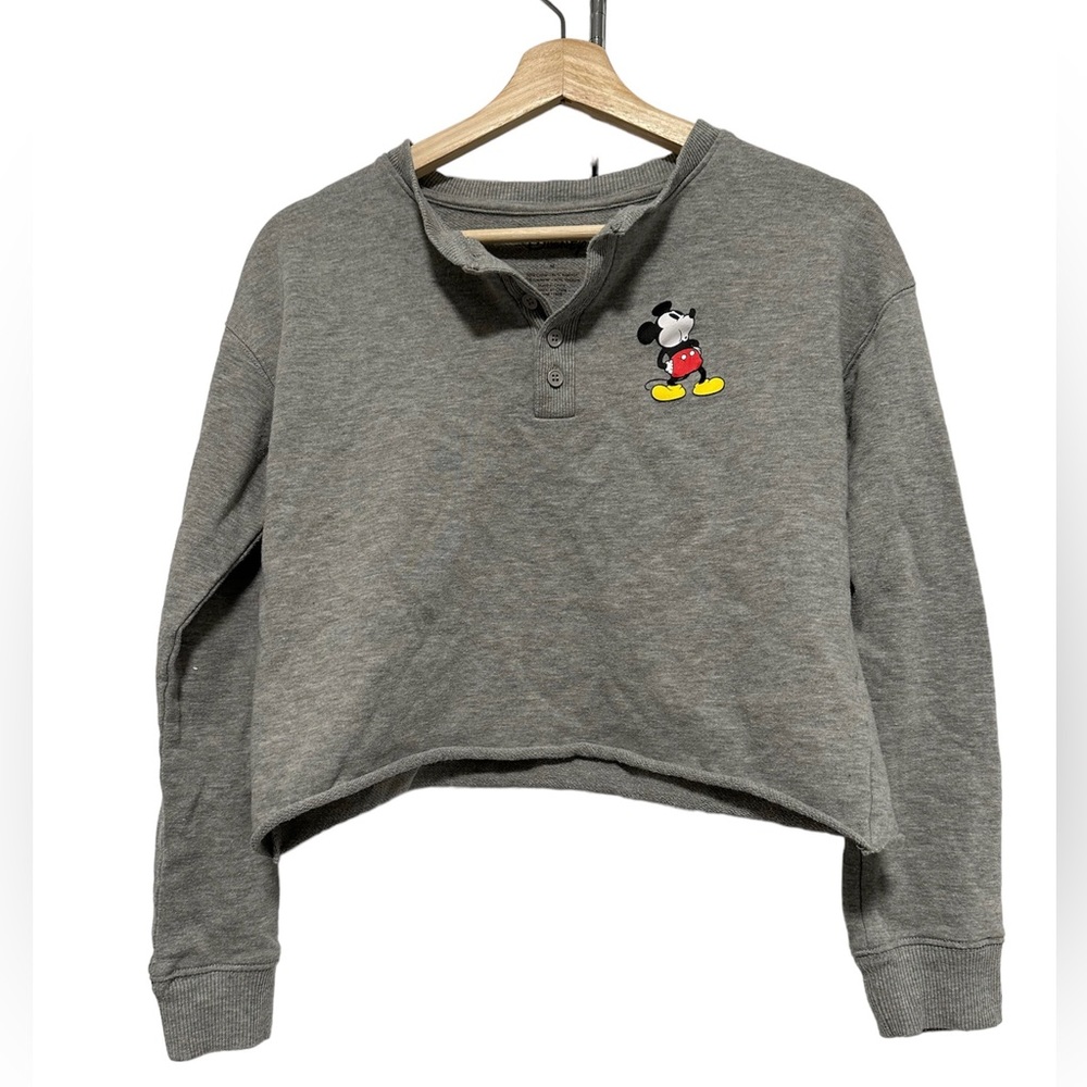 Disney cropped mickey mouse shirt
